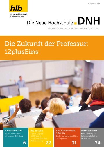 Die Neue Hochschule Heft 4/2019