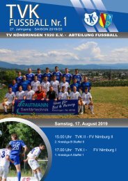 TVK-FUSSBALL  Nr.1  19/20