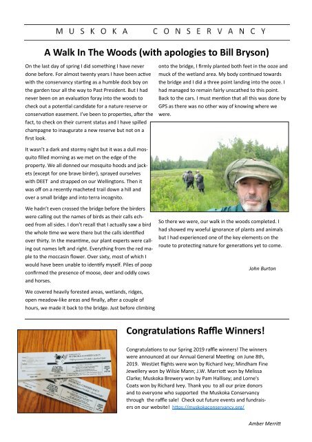 Summer Newsletter 2019