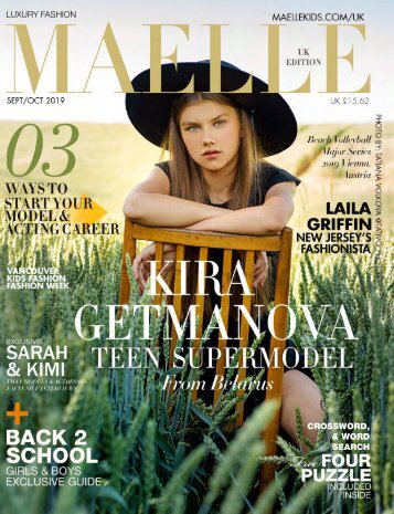 Maelle Kids Magazine UK Edition Sept-Oct |  Kira Getmanova