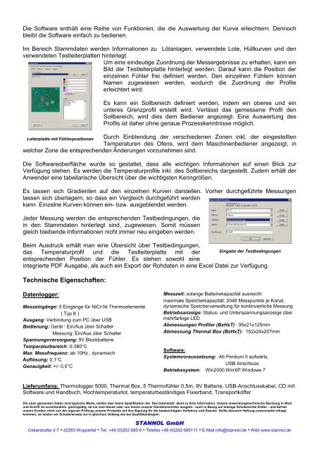 Stannol Thermologger 5000 - Baum Electronic