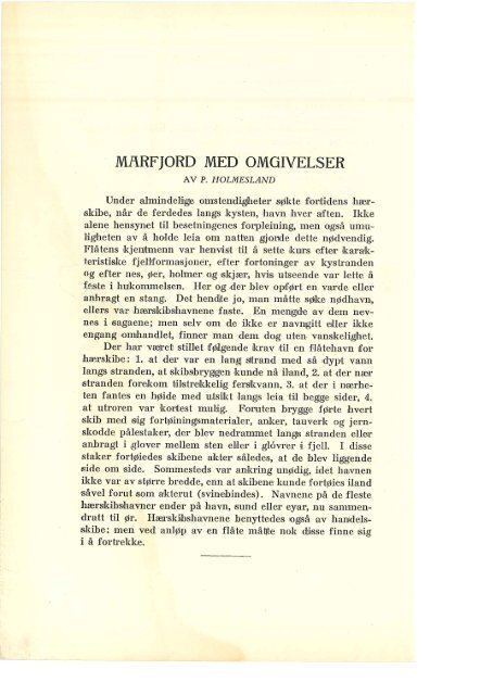 Marfjord med omgivelser 