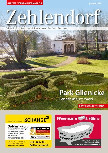 Gazette Zehlendorf Januar 2016