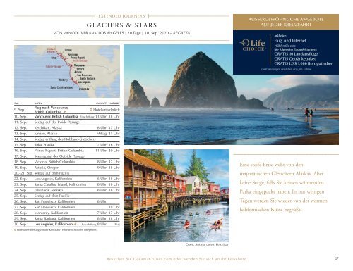 Oceania Cruises Grand Voyages Folder 2020 / 2021