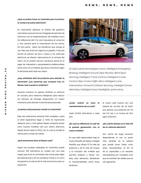 Revista Nissan NIBU Agosto 2019