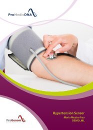 Hypertension Sensor DEMO DE