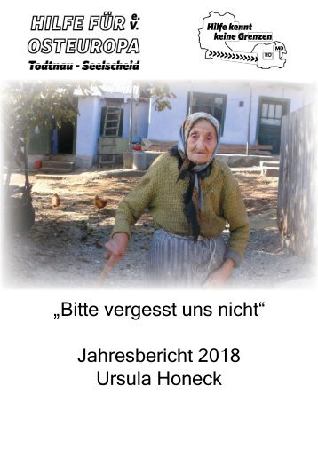 Hilfe für Osteuropa e.V. - Jahresbericht 2018