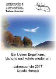 Hilfe für Osteuropa e.V. - Jahresbericht 2017