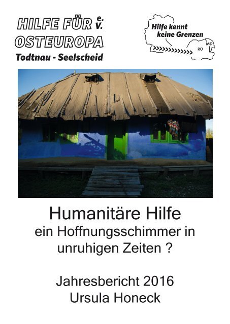 Hilfe für Osteuropa e.V. - Jahresbericht 2016
