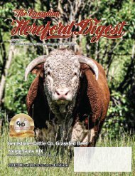 Canadian Hereford Digest August 2019