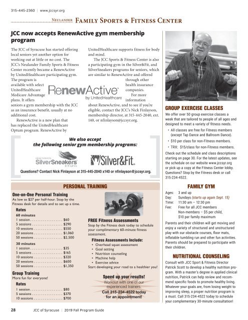 2019 Fall Program Guide