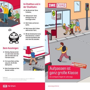 Sicher unterwegs mit der EVAG