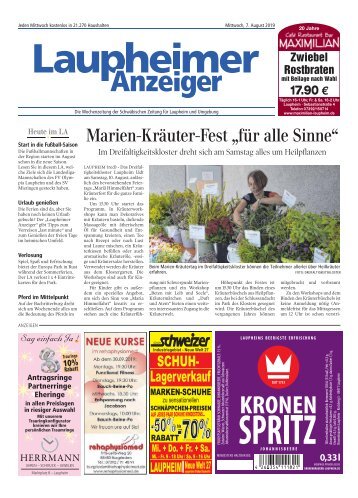 Amtsblätter 07.08.2019