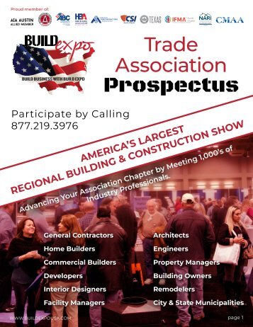 Build Expo Association Prospectus