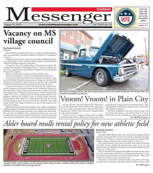 Madison Messenger - August 18th, 2019