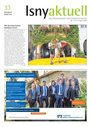 Isny Aktuell 14.08.2019