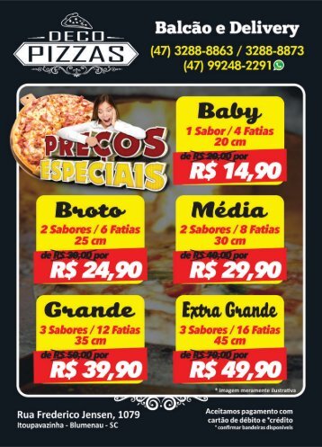 Deco Pizzas Promocionais