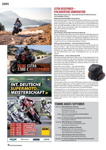 Motocross Enduro Ausgabe 09/2019