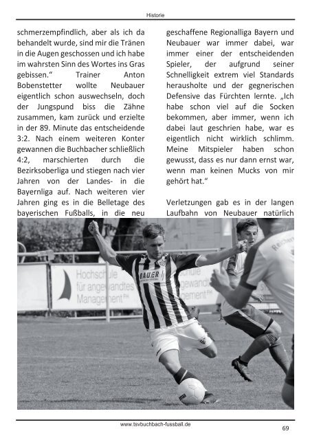 Stadionzeitung TSV Buchbach - TSV Aubstadt