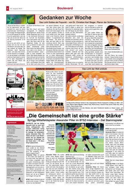 2018-08-18 Bayreuther Sonntagszeitung