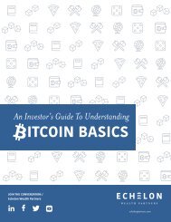 An Investor's Guide to Understanding Bitcoin Basics