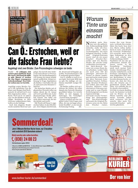 Berliner Kurier 17.08.2019