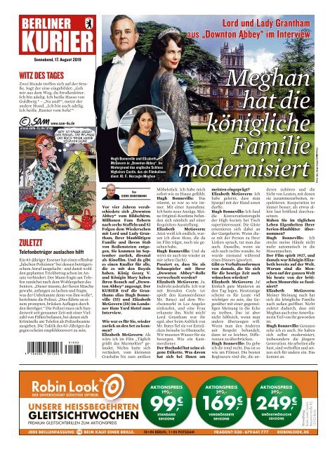 Berliner Kurier 17.08.2019