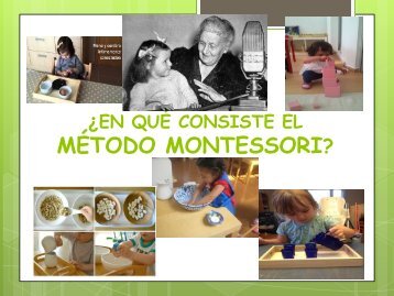 1 PPT INDUCCION AL Método Montessori