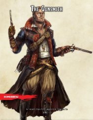 Gunsmith Homebrew Class (5e)