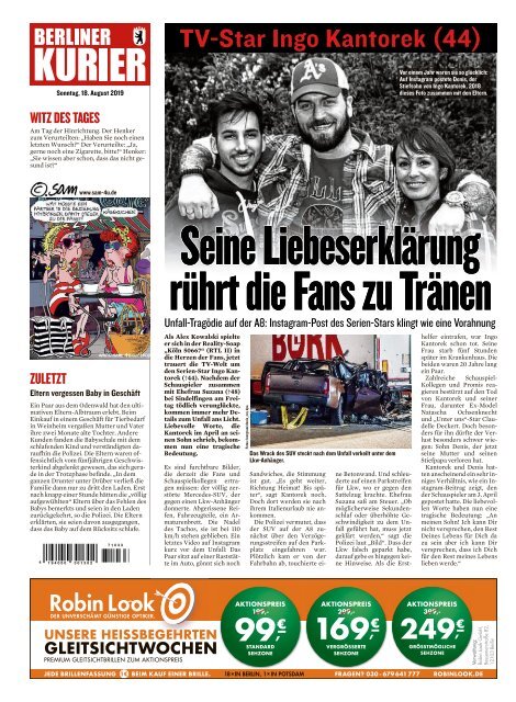 Berliner Kurier 18.08.2019