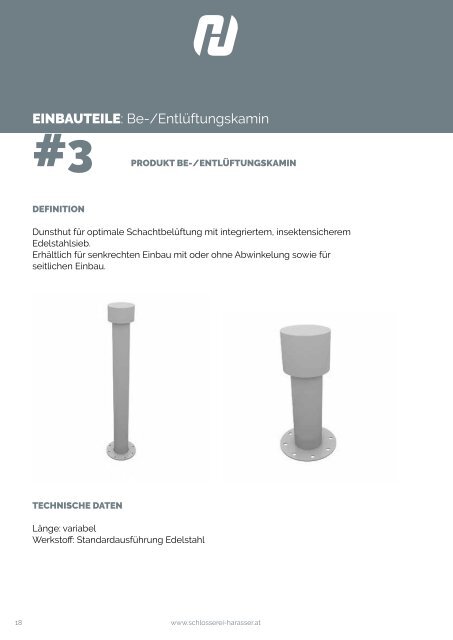 Komponentenkatalog Harasser Gruppe