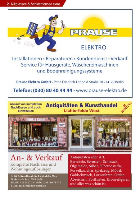 Nikolassee & Schlachtensee Journal Februar/März 2016