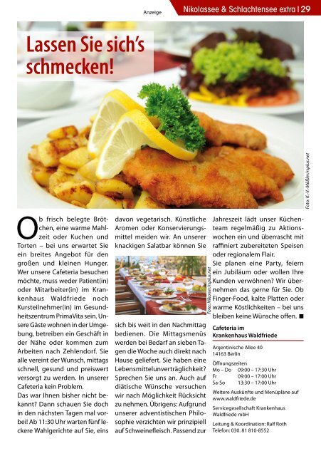 Nikolassee & Schlachtensee Journal Februar/März 2016