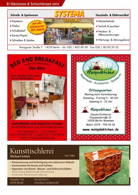 Nikolassee & Schlachtensee Journal Februar/März 2016