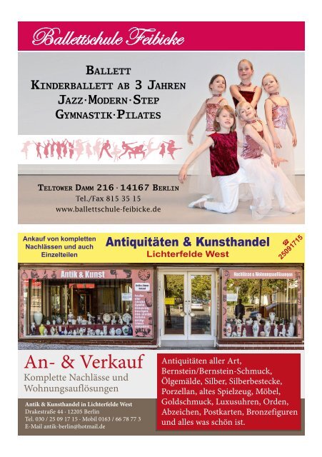 Zehlendorf Mitte Journal Februar/März 2016