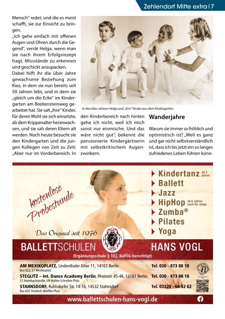 Zehlendorf Mitte Journal Februar/März 2016