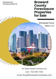 Broward County Foreclosure Properties for Sale - JoinBuyersList 