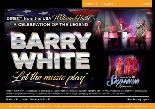 Princes Theatre, Clacton - Autumn 2019 Brochure