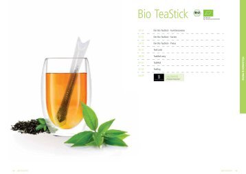 Bio Tee Sticks mit Logo bedrucken