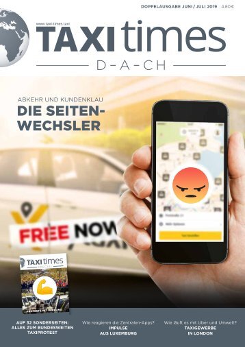 Taxi Times DACH - Doppelausgabe Juni / Juli 2019