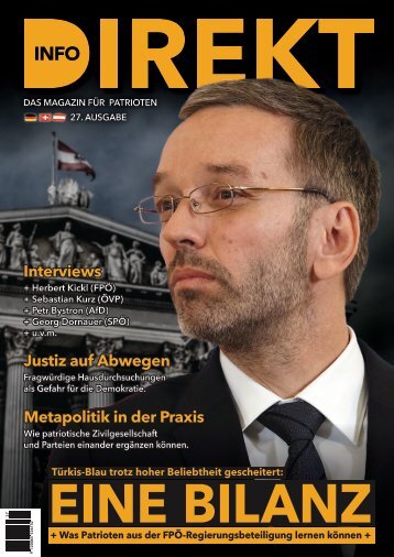 "Info-DIREKT- Das Magazin für Patrioten!" Ausgabe 27