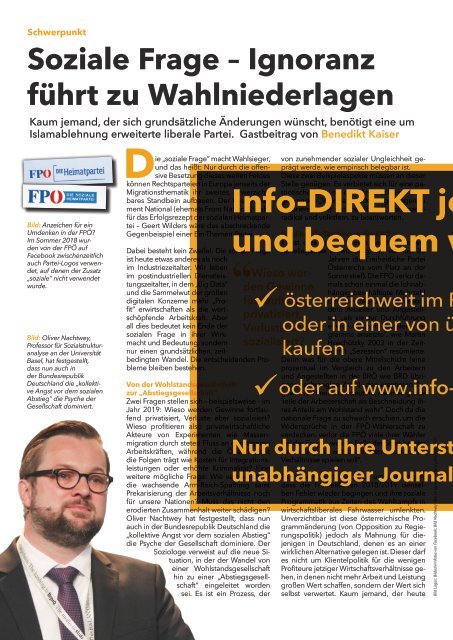 "Info-DIREKT- Das Magazin für Patrioten!" Ausgabe 27