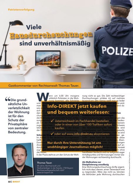 "Info-DIREKT- Das Magazin für Patrioten!" Ausgabe 27