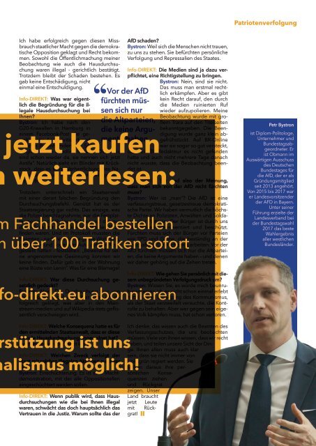 "Info-DIREKT- Das Magazin für Patrioten!" Ausgabe 27