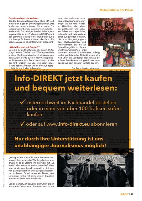 "Info-DIREKT- Das Magazin für Patrioten!" Ausgabe 27