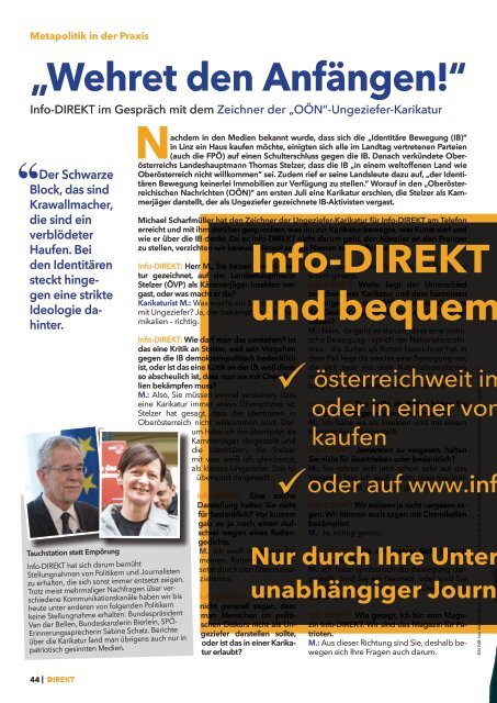 "Info-DIREKT- Das Magazin für Patrioten!" Ausgabe 27