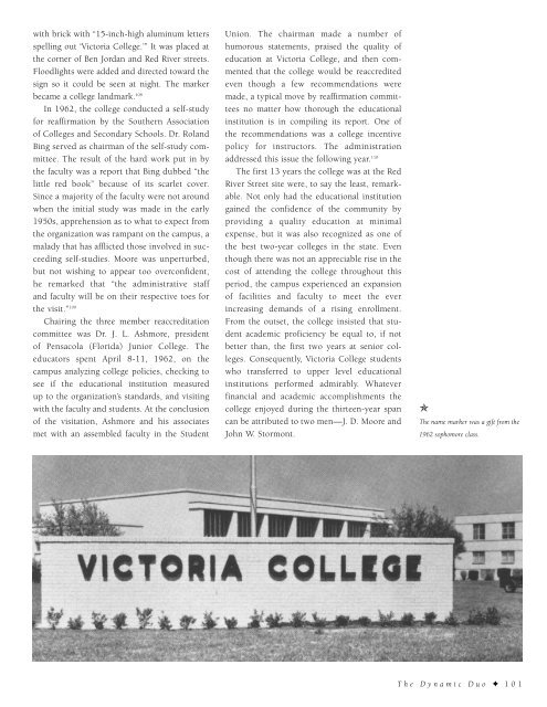 The Victoria College, 1925-2000: A Tradition of Excellence