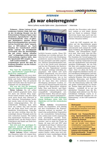 Deutsche Polizei - Landesjournal 09/2019