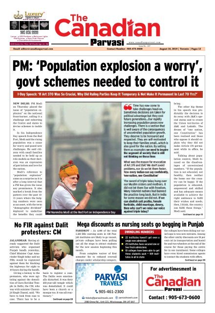 The Canadian Parvasi Issue 107