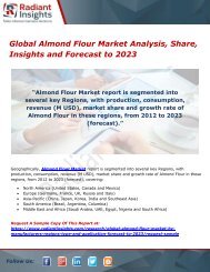 Global Almond Flour Market Analysis, Share, Insights and Forecast to 2023 